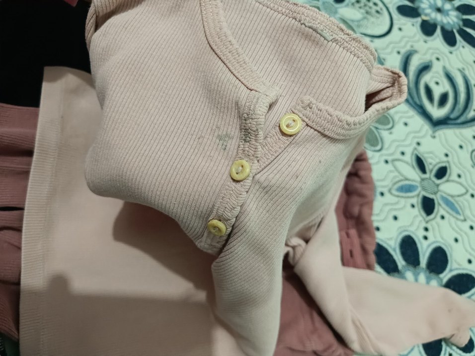 Pastel Kahverengi Uzun Kollu Bebek Kız Takımı - Görsel 4