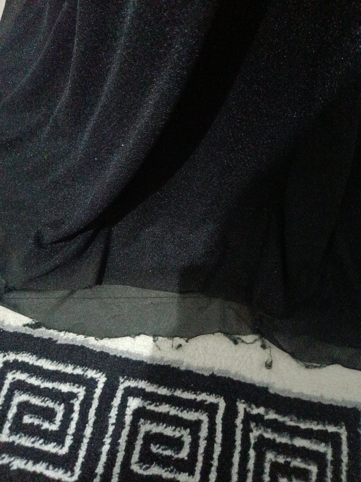 Siyah Uzun Kollu Gotik Uzun Elbise - Görsel 2