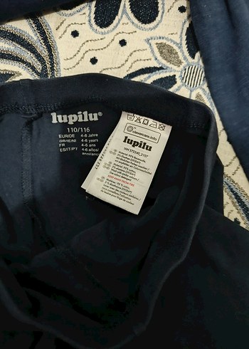 Uzun Kollu Mavi Örgü Bebek Kız Takımı - Görsel 3