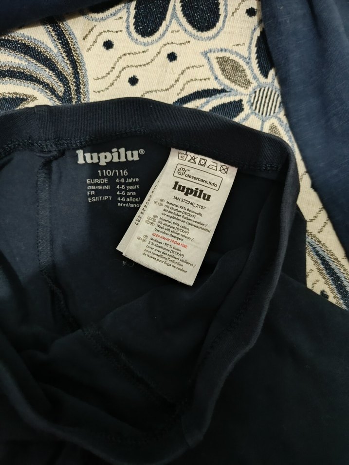 Uzun Kollu Mavi Örgü Bebek Kız Takımı - Görsel 3