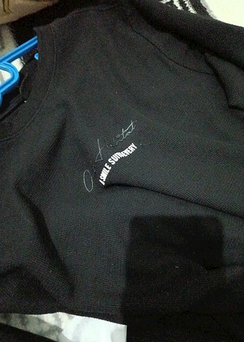 Siyah erkek Uzun Kollu Basic Sweatshirt - Görsel 5