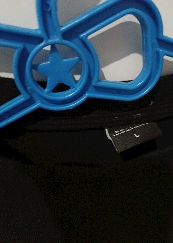 Siyah erkek Uzun Kollu Basic Sweatshirt - Görsel 3