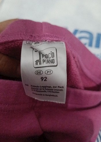 Pembe Elastik Kız Tayt - Görsel 3