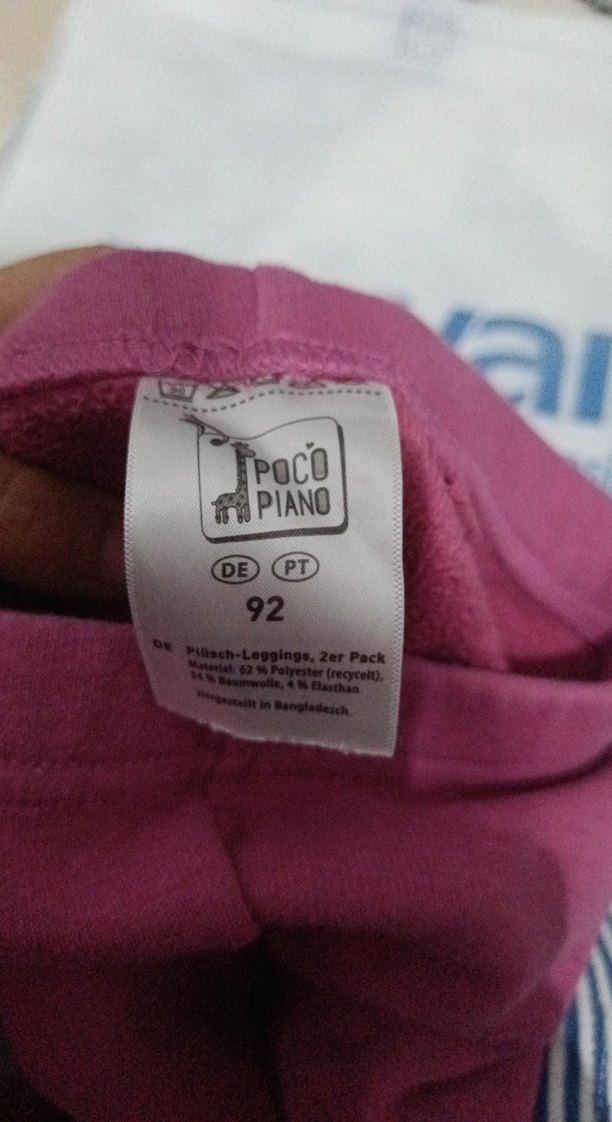 Pembe Elastik Kız Tayt - Görsel 3