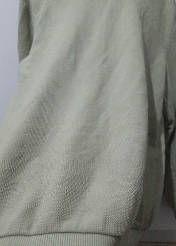 Gri erkek Keten Sweatshirt - Görsel 4