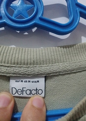 Gri erkek Keten Sweatshirt - Görsel 2