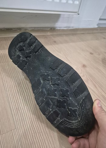 Siyah Bağcıklı Erkek Street Style Bot - Görsel 5