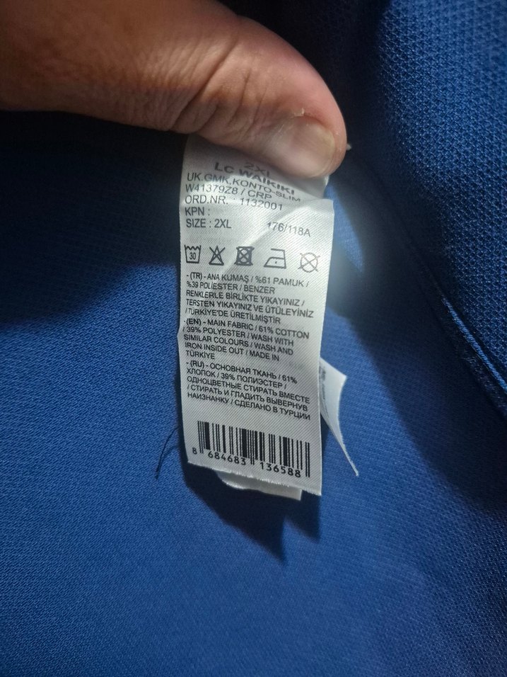 Erkek Mavi Denim Uzun Kollu Gömlek - Görsel 3