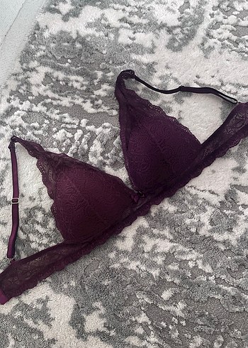 Bordo Dantel Bohem Bralet