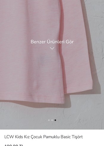 LCW Kids Kız Çocuk Pembe Uzun Kollu Tişört - Görsel 3