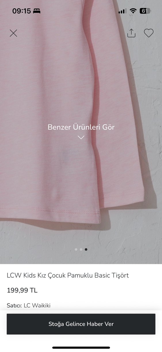 LCW Kids Kız Çocuk Pembe Uzun Kollu Tişört - Görsel 3