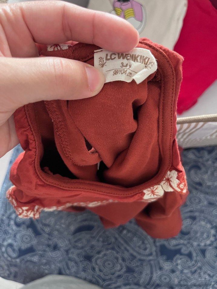 Kız Bebek Uzun Kollu Fırfırlı Bluz - Görsel 3