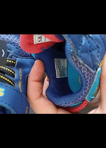 Erkek Çocuk Renkli Mavi Günlük Spor Ayakkabı - Görsel 4
