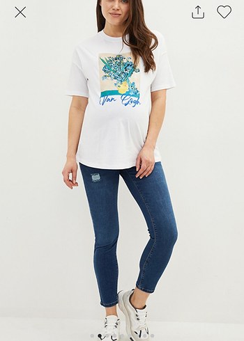 LC Waikiki Lacivert Hamile Skinny Jean - Görsel 2