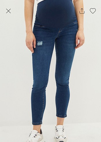 LC Waikiki Lacivert Hamile Skinny Jean - Görsel 6