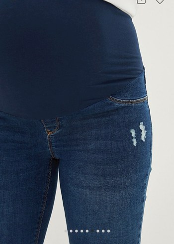 LC Waikiki Lacivert Hamile Skinny Jean - Görsel 4