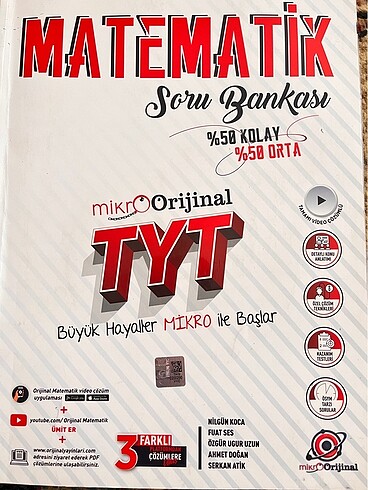  Mikroorijinal Tyt matematik soru bankası