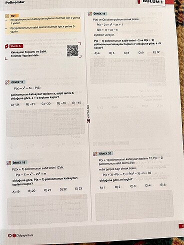  3d yayınları ayt matematik