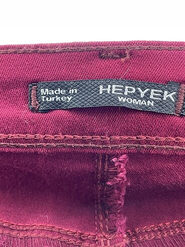 26 Beden bordo Renk PreLoved Skinny %70 İndirimli.