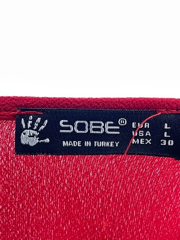 l Beden kırmızı Renk PreLoved Kumaş Tulum %70 İndirimli.