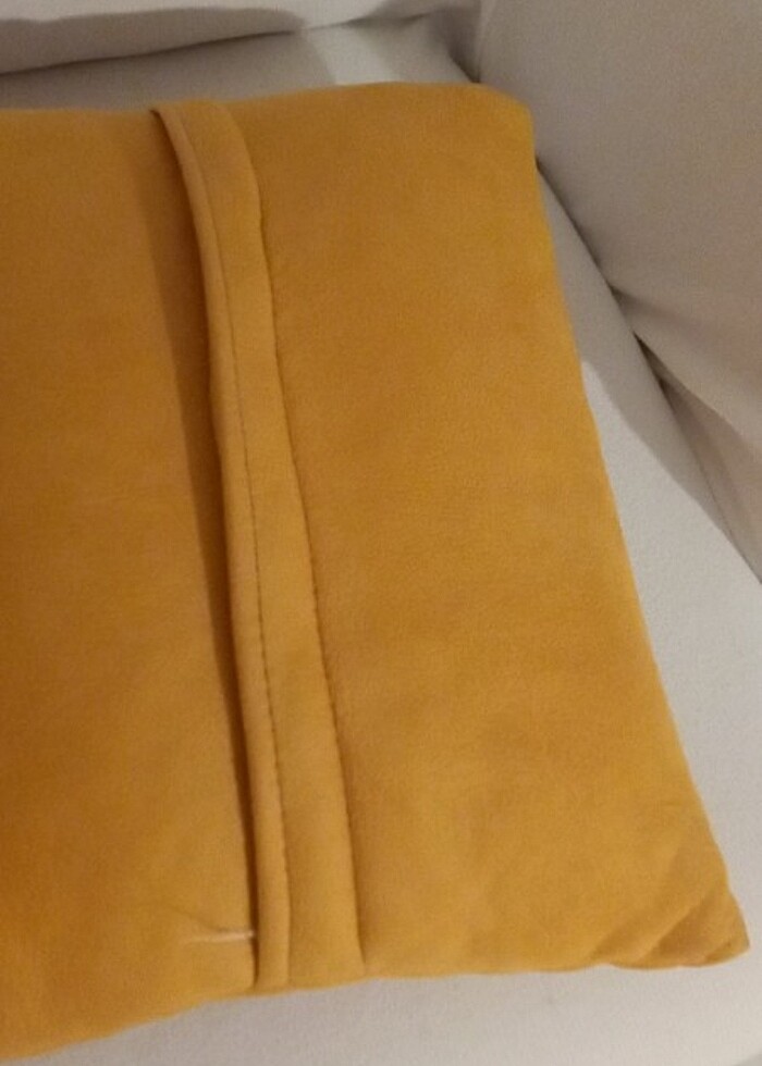 4 adet kırlent kılıfı,kullanilmadi.Leke tutmaz. - Görsel 3