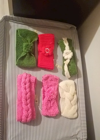 saç bandana tanesi 90 TL hepsi 450 TL