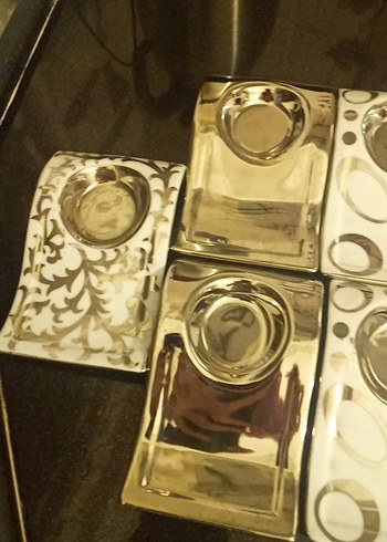 Parlak gümüş kahve tabağı 11 adet 250 TL - Görsel 4