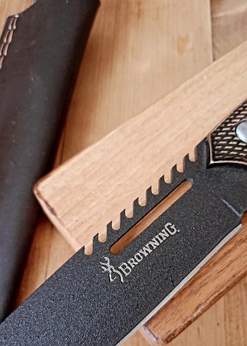 Browning Koyu Kahverengi Bıçak - Görsel 4