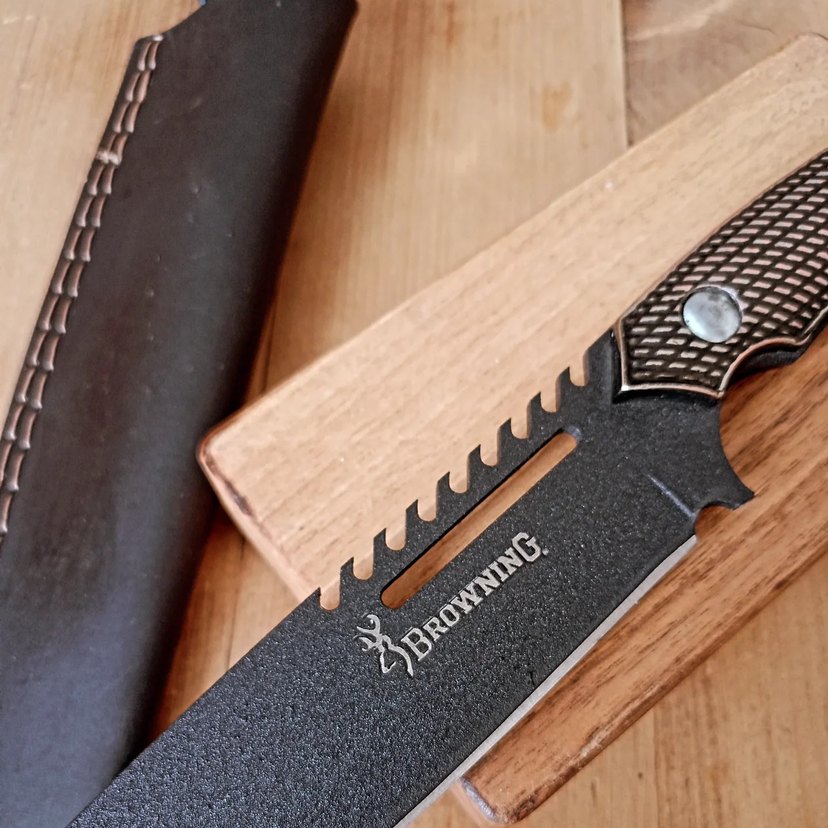 Browning Koyu Kahverengi Bıçak - Görsel 4
