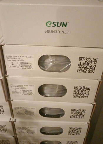 e-sun E-Silk Silver Filament 1.75 mm - Görsel 2