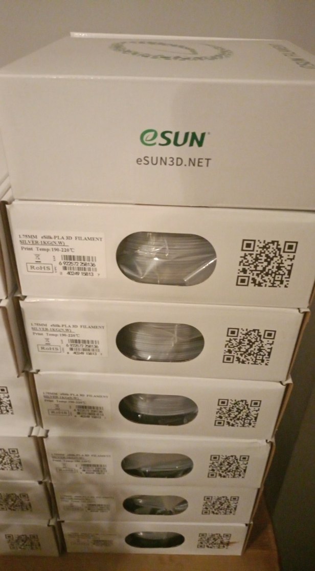 e-sun E-Silk Silver Filament 1.75 mm - Görsel 2