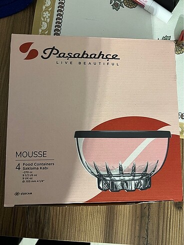 Paşabahçe kase takımı