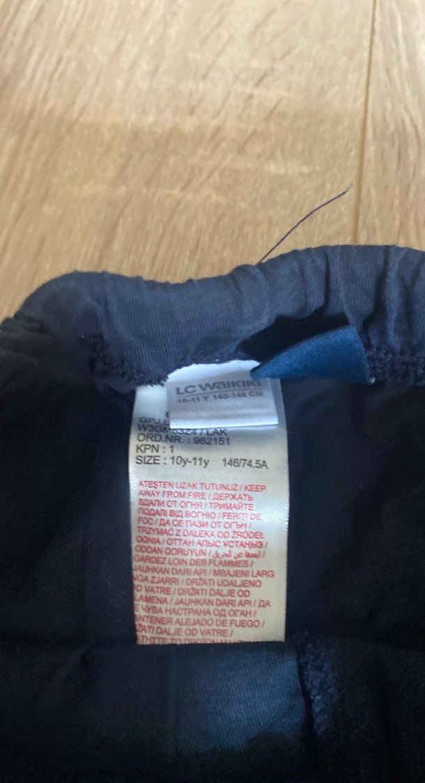 Çocuk Dar Kesim Lacivert Eşofman Altı - Görsel 4