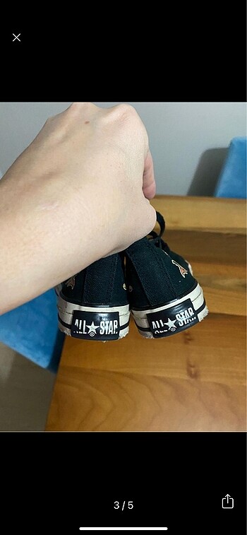 29 Beden siyah Renk Converse ayakkabı