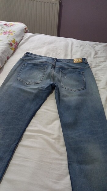 32 Beden mavi Renk Zara kot pantalon