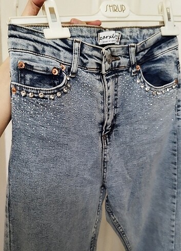 Taşlı kot Jean  - Görsel 3