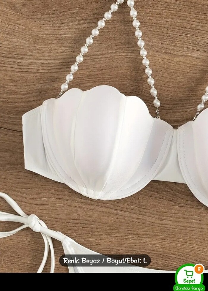 Bikini takım inci taşlı  - Görsel 3