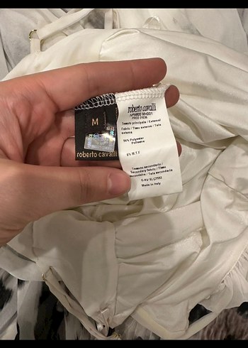 Bohem Beyaz Gri Uzun Askıli leopar detay  Elbise - Görsel 5