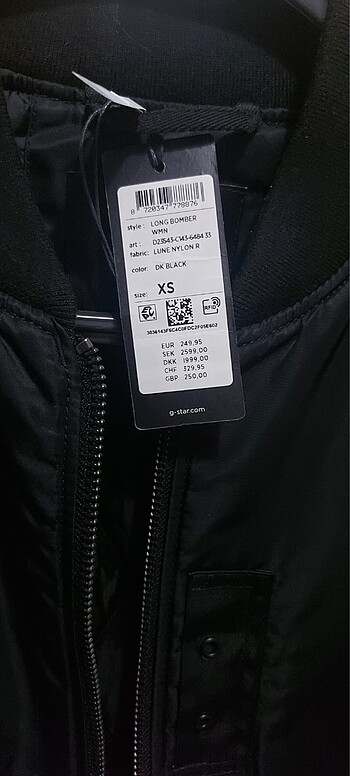 G-star Raw G STAR-RAW LONG BOMBER MONT