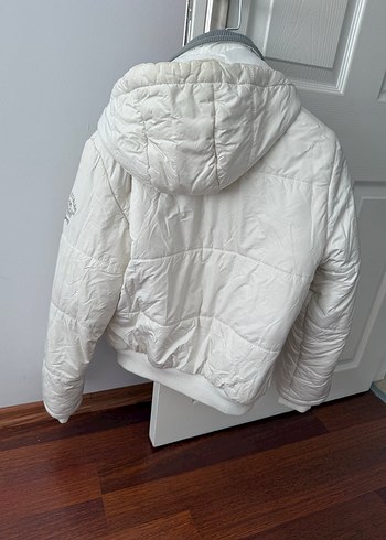 Beyaz erkek Midi Kışlık Mont - Görsel 3