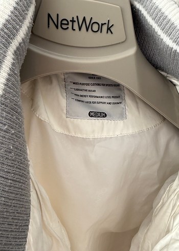 Beyaz erkek Midi Kışlık Mont - Görsel 2