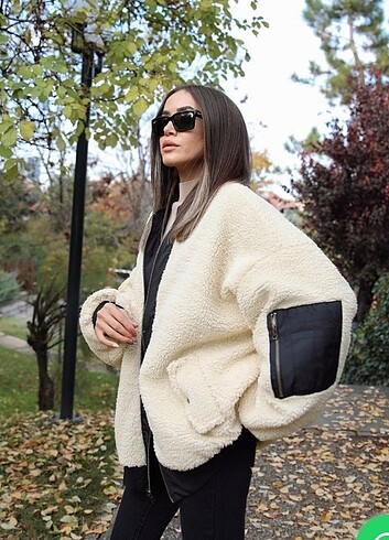 Bershka Oversize çift taraflı bomber mont