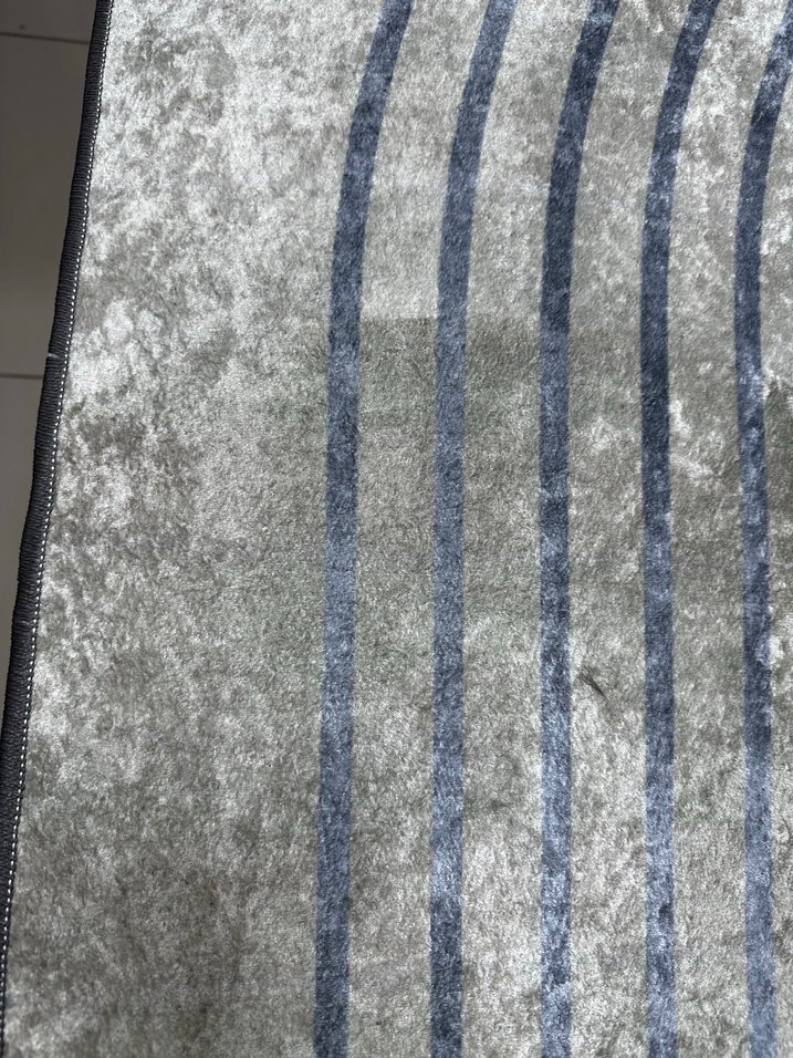 Gri Çağdaş Desensiz Halı 180x280 Yıkanabilir Kaymaz Halı - Görsel 3