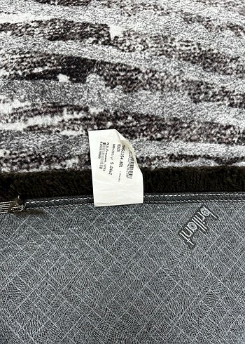 Gri Soyut Desenli Modern Halı 180x280 Yıkanabilir Kaymaz Halı - Görsel 3