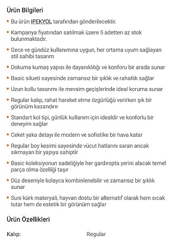 s Beden siyah Renk İPEKYOL KADIN KABAN