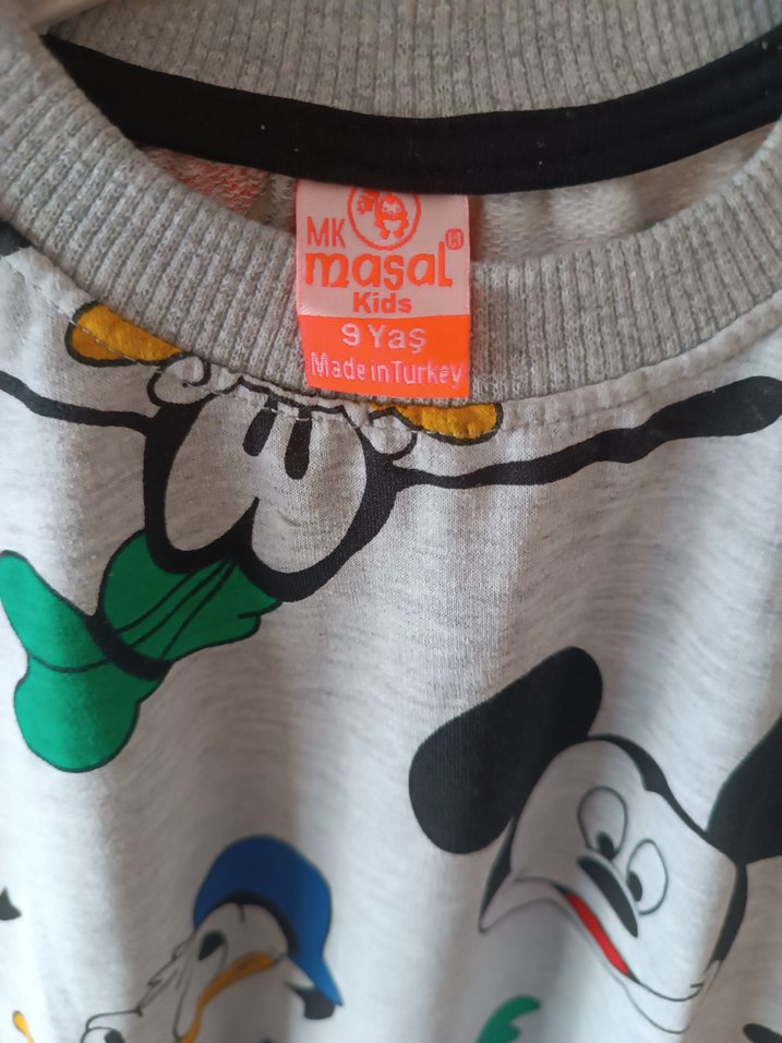 Gri Baskılı Erkek Çocuk Sweatshirt - Görsel 3