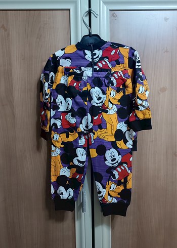 Erkek Çocuk Mickey Baskılı Sweatshirt Takımı - Görsel 2