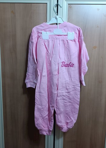 Kızlar için Pembe Barbie Eşofman Takımı - Görsel 2