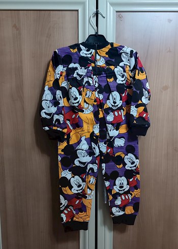 Renkli Mickey Mouse Desenli Erkek Çocuk Eşofman Takımı - Görsel 2
