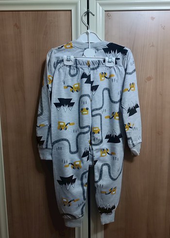 Gri Baskılı Erkek Çocuk Sweatshirt - Görsel 2